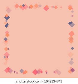 Rhombus background minimal geometric cover template of isolated elements.Future geometric cover rhombus background. Used as print, card, template, texture, background, wallpaper, banner, border