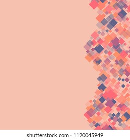 Rhombus background minimal geometric cover template of isolated elements.Future geometric cover rhombus background. Used as print, card, template, texture, background, wallpaper, banner, border