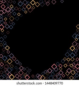 Rhombus background minimal geometric cover template of isolated elements.Future geometric cover rhombus background. Used as print, card, template, texture, background, wallpaper, banner, border
