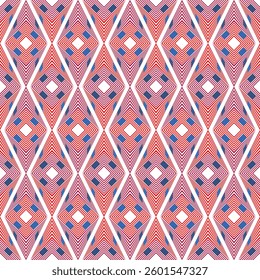 rhombus background. united states flag pattern for decoration and etc. vector illustration