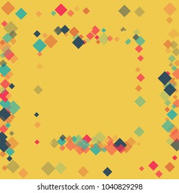 Rhombus banner minimal geometric cover template of isolated elements.Future geometric template rhombus banner. Used as print, card, backdrop, template, texture, background, wallpaper, banner, border