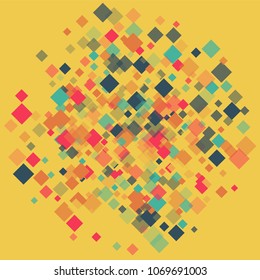 Rhombus banner minimal geometric cover template of isolated elements.Future geometric template rhombus banner. Used as print, card, backdrop, template, texture, background, wallpaper, banner, border