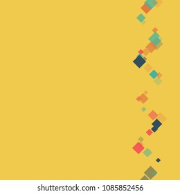 Rhombus banner minimal geometric cover template of isolated elements.Future geometric template rhombus banner. Used as print, card, backdrop, template, texture, background, wallpaper, banner, border
