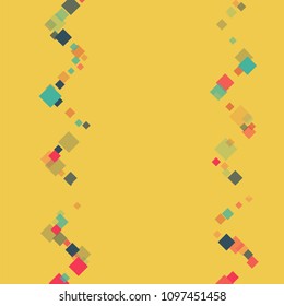 Rhombus banner minimal geometric cover template of isolated elements.Future geometric template rhombus banner. Used as print, card, backdrop, template, texture, background, wallpaper, banner, border