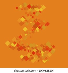 Rhombus banner minimal geometric cover template of isolated elements.Future geometric template rhombus banner. Used as print, card, backdrop, template, texture, background, wallpaper, banner, border