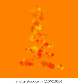 Rhombus banner minimal geometric cover template of isolated elements.Future geometric template rhombus banner. Used as print, card, backdrop, template, texture, background, wallpaper, banner, border