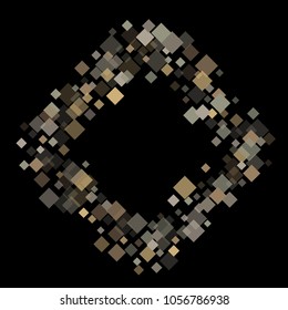 Rhombus black minimal geometric cover template of isolated elements. Future geometric template rhombus black. Used as print, card, backdrop, template, texture, background, wallpaper, banner, border