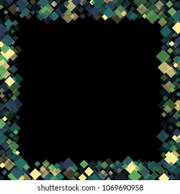 Rhombus black minimal geometric cover template of isolated elements. Future geometric template rhombus black. Used as print, card, backdrop, template, texture, background, wallpaper, banner, border