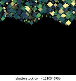 Rhombus black minimal geometric cover template of isolated elements. Future geometric template rhombus black. Used as print, card, backdrop, template, texture, background, wallpaper, banner, border
