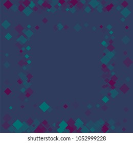 Rhombus blue minimal geometric cover template of isolated elements.Future geometric cover rhombus blue. Used as print, card, backdrop, template, texture, background, wallpaper, banner, border