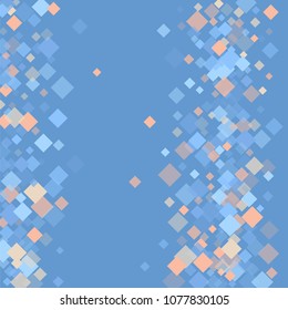 Rhombus blue minimal geometric cover template of isolated elements.Future geometric cover rhombus blue. Used as print, card, backdrop, template, texture, background, wallpaper, banner, border