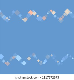 Rhombus blue minimal geometric cover template of isolated elements.Future geometric cover rhombus blue. Used as print, card, backdrop, template, texture, background, wallpaper, banner, border