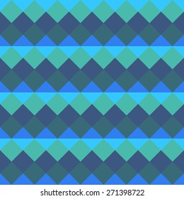  Rhombus Blue Patten