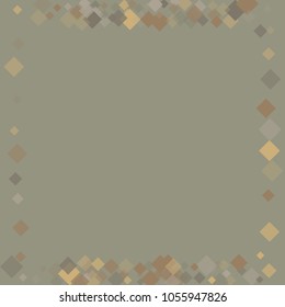 Rhombus border minimal geometric cover template of isolated elements. Future geometric template rhombus border. Used as print, card, backdrop, template, texture, background, wallpaper, banner, border