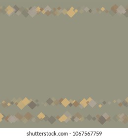 Rhombus border minimal geometric cover template of isolated elements. Future geometric template rhombus border. Used as print, card, backdrop, template, texture, background, wallpaper, banner, border