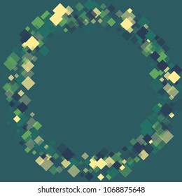 Rhombus border minimal geometric cover template of isolated elements. Future geometric template rhombus border. Used as print, card, backdrop, template, texture, background, wallpaper, banner, border
