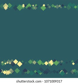 Rhombus border minimal geometric cover template of isolated elements. Future geometric template rhombus border. Used as print, card, backdrop, template, texture, background, wallpaper, banner, border