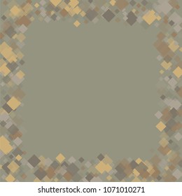 Rhombus border minimal geometric cover template of isolated elements. Future geometric template rhombus border. Used as print, card, backdrop, template, texture, background, wallpaper, banner, border