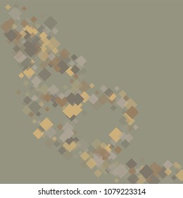 Rhombus border minimal geometric cover template of isolated elements. Future geometric template rhombus border. Used as print, card, backdrop, template, texture, background, wallpaper, banner, border