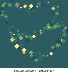 Rhombus border minimal geometric cover template of isolated elements. Future geometric template rhombus border. Used as print, card, backdrop, template, texture, background, wallpaper, banner, border