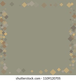 Rhombus border minimal geometric cover template of isolated elements. Future geometric template rhombus border. Used as print, card, backdrop, template, texture, background, wallpaper, banner, border