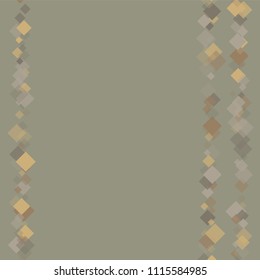 Rhombus border minimal geometric cover template of isolated elements. Future geometric template rhombus border. Used as print, card, backdrop, template, texture, background, wallpaper, banner, border
