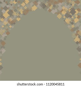 Rhombus border minimal geometric cover template of isolated elements. Future geometric template rhombus border. Used as print, card, backdrop, template, texture, background, wallpaper, banner, border