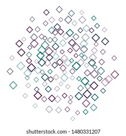 Rhombus border minimal geometric cover template of isolated elements. Future geometric template rhombus border. Used as print, card, backdrop, template, texture, background, wallpaper, banner, border