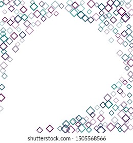 Rhombus border minimal geometric cover template of isolated elements. Future geometric template rhombus border. Used as print, card, backdrop, template, texture, background, wallpaper, banner, border