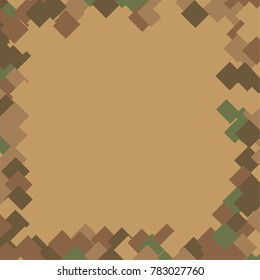 Rhombus brown consists of isolated elements.Trendy and stylish, futuristic and cosmic rhombus brown. Can be used as print, card, backdrop, background, wallpaper, paper, logo, banner, border  and etc.