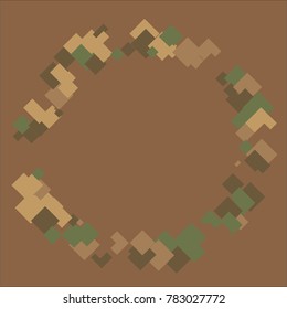 Rhombus brown consists of isolated elements.Trendy and stylish, futuristic and cosmic rhombus brown. Can be used as print, card, backdrop, background, wallpaper, paper, logo, banner, border  and etc.
