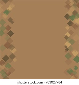 Rhombus brown consists of isolated elements.Trendy and stylish, futuristic and cosmic rhombus brown. Can be used as print, card, backdrop, background, wallpaper, paper, logo, banner, border  and etc.