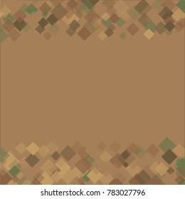 Rhombus brown consists of isolated elements.Trendy and stylish, futuristic and cosmic rhombus brown. Can be used as print, card, backdrop, background, wallpaper, paper, logo, banner, border  and etc.