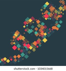 Rhombus card minimal geometric cover template of isolated elements.Future geometric template rhombus card. Used as print, card, backdrop, template, texture, background, wallpaper, banner, border