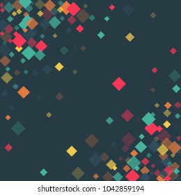 Rhombus card minimal geometric cover template of isolated elements.Future geometric template rhombus card. Used as print, card, backdrop, template, texture, background, wallpaper, banner, border