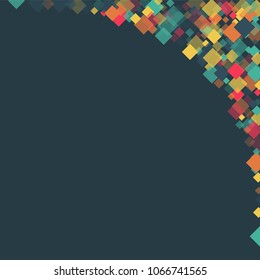 Rhombus card minimal geometric cover template of isolated elements.Future geometric template rhombus card. Used as print, card, backdrop, template, texture, background, wallpaper, banner, border
