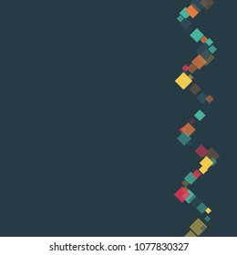 Rhombus card minimal geometric cover template of isolated elements.Future geometric template rhombus card. Used as print, card, backdrop, template, texture, background, wallpaper, banner, border