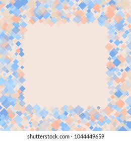 Rhombus colored minimal geometric cover template of isolated elements.Future geometric cover rhombus colored. Used as print, card, backdrop, template, texture, background, wallpaper, banner, border