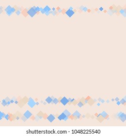 Rhombus colored minimal geometric cover template of isolated elements.Future geometric cover rhombus colored. Used as print, card, backdrop, template, texture, background, wallpaper, banner, border