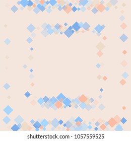 Rhombus colored minimal geometric cover template of isolated elements.Future geometric cover rhombus colored. Used as print, card, backdrop, template, texture, background, wallpaper, banner, border