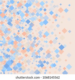Rhombus colored minimal geometric cover template of isolated elements.Future geometric cover rhombus colored. Used as print, card, backdrop, template, texture, background, wallpaper, banner, border