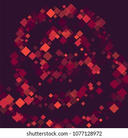 Rhombus colored minimal geometric cover template of isolated elements.Future geometric cover rhombus colored. Used as print, card, backdrop, template, texture, background, wallpaper, banner, border