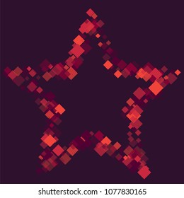 Rhombus colored minimal geometric cover template of isolated elements.Future geometric cover rhombus colored. Used as print, card, backdrop, template, texture, background, wallpaper, banner, border