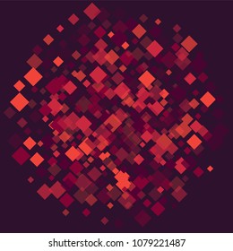 Rhombus colored minimal geometric cover template of isolated elements.Future geometric cover rhombus colored. Used as print, card, backdrop, template, texture, background, wallpaper, banner, border