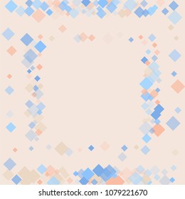 Rhombus colored minimal geometric cover template of isolated elements.Future geometric cover rhombus colored. Used as print, card, backdrop, template, texture, background, wallpaper, banner, border