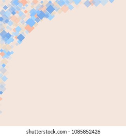 Rhombus colored minimal geometric cover template of isolated elements.Future geometric cover rhombus colored. Used as print, card, backdrop, template, texture, background, wallpaper, banner, border