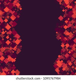 Rhombus colored minimal geometric cover template of isolated elements.Future geometric cover rhombus colored. Used as print, card, backdrop, template, texture, background, wallpaper, banner, border