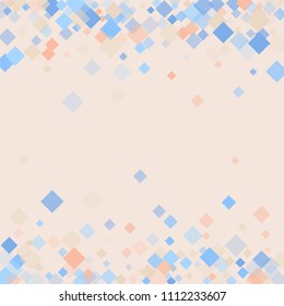 Rhombus colored minimal geometric cover template of isolated elements.Future geometric cover rhombus colored. Used as print, card, backdrop, template, texture, background, wallpaper, banner, border
