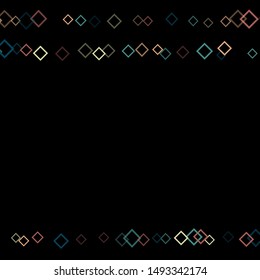 Rhombus colored minimal geometric cover template of isolated elements.Future geometric cover rhombus colored. Used as print, card, backdrop, template, texture, background, wallpaper, banner, border
