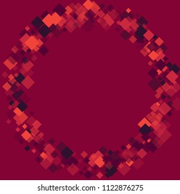 Rhombus confetti minimal geometric cover template of isolated elements.Future geometric cover rhombus confetti. Used as print, card, backdrop, template, texture, background, wallpaper, banner, border